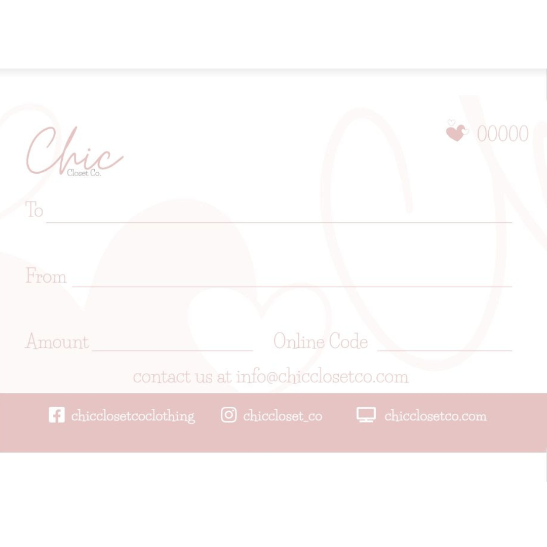 Chic gift cards 3b308952