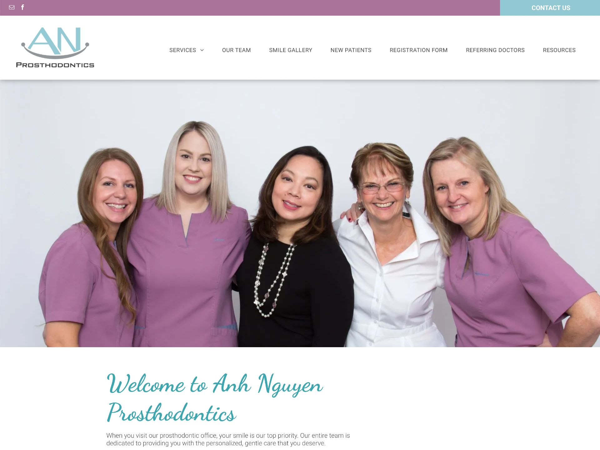 Website Portfolio 9 AN Prosthodontics