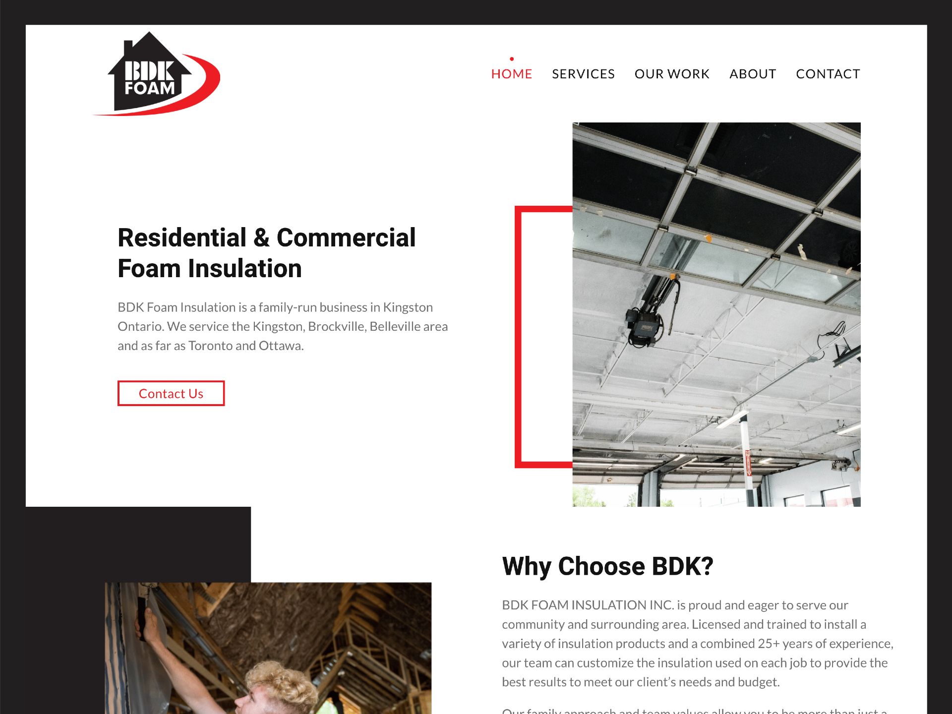 Website Portfolio 10 BDK Foam Insulation