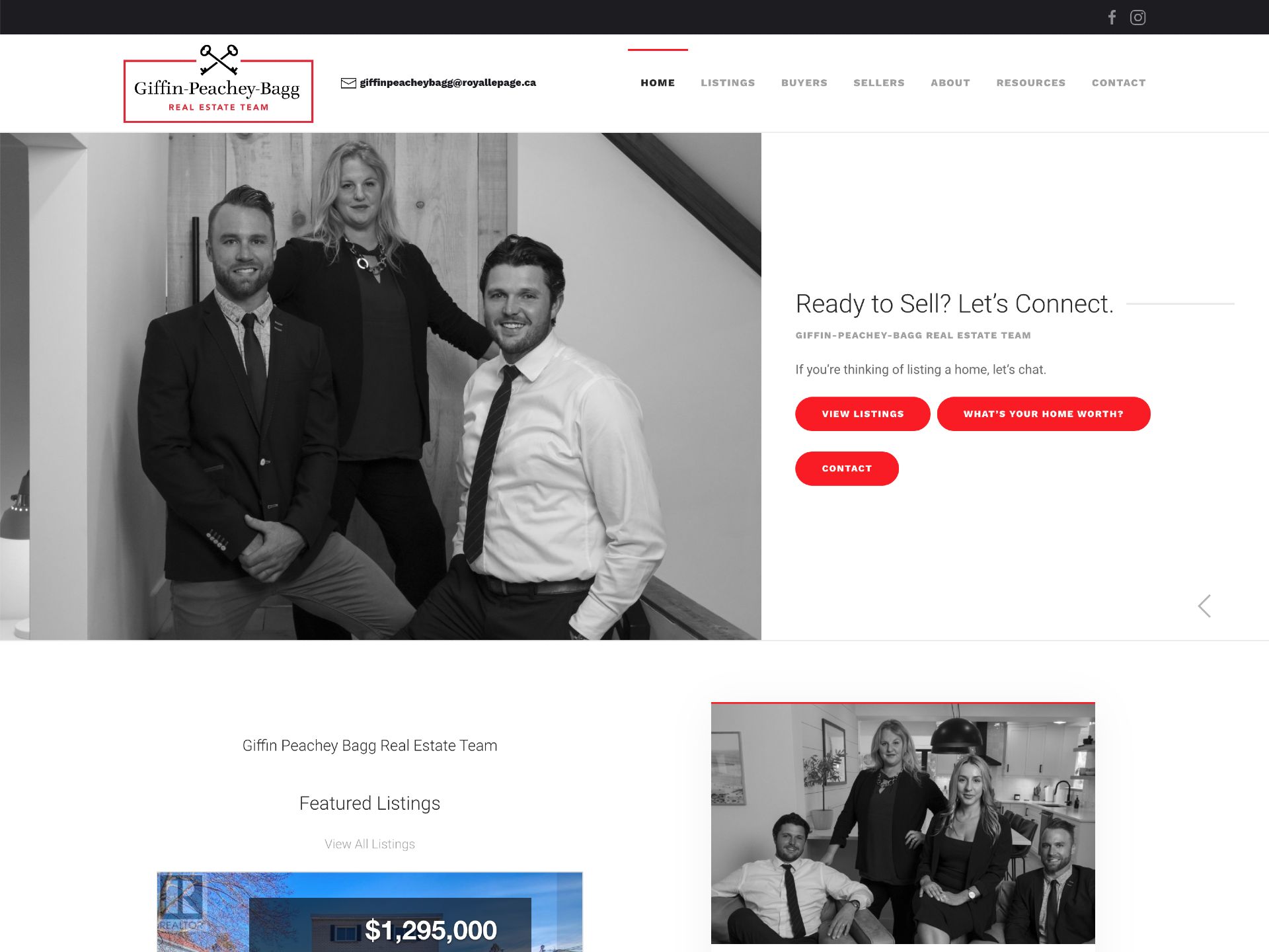 Website Portfolio 15 Giffin Peachey Bagg Real Estate