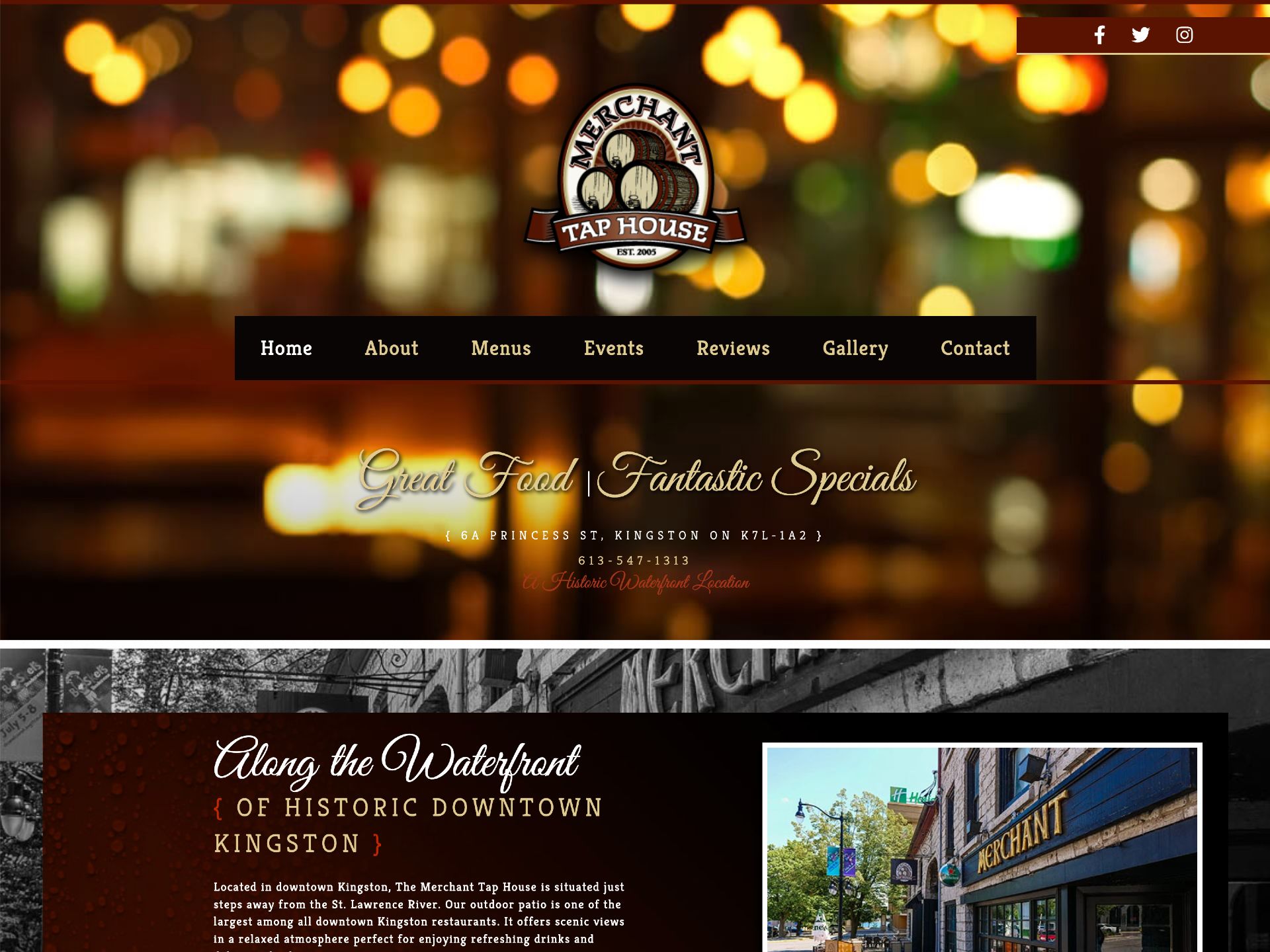 Website Portfolio 6 Merchant Tap House