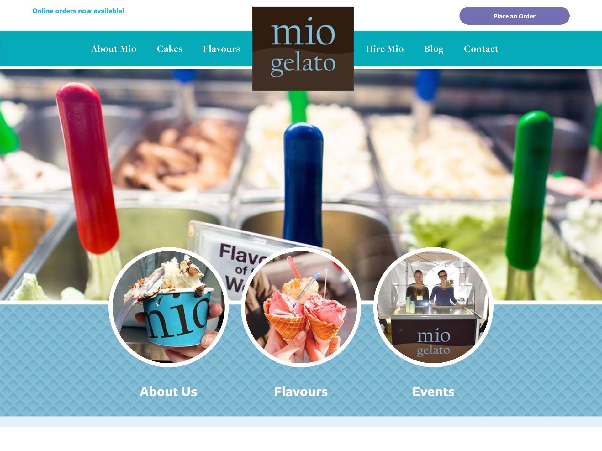 Website Portfolio 5 Mio Gelato