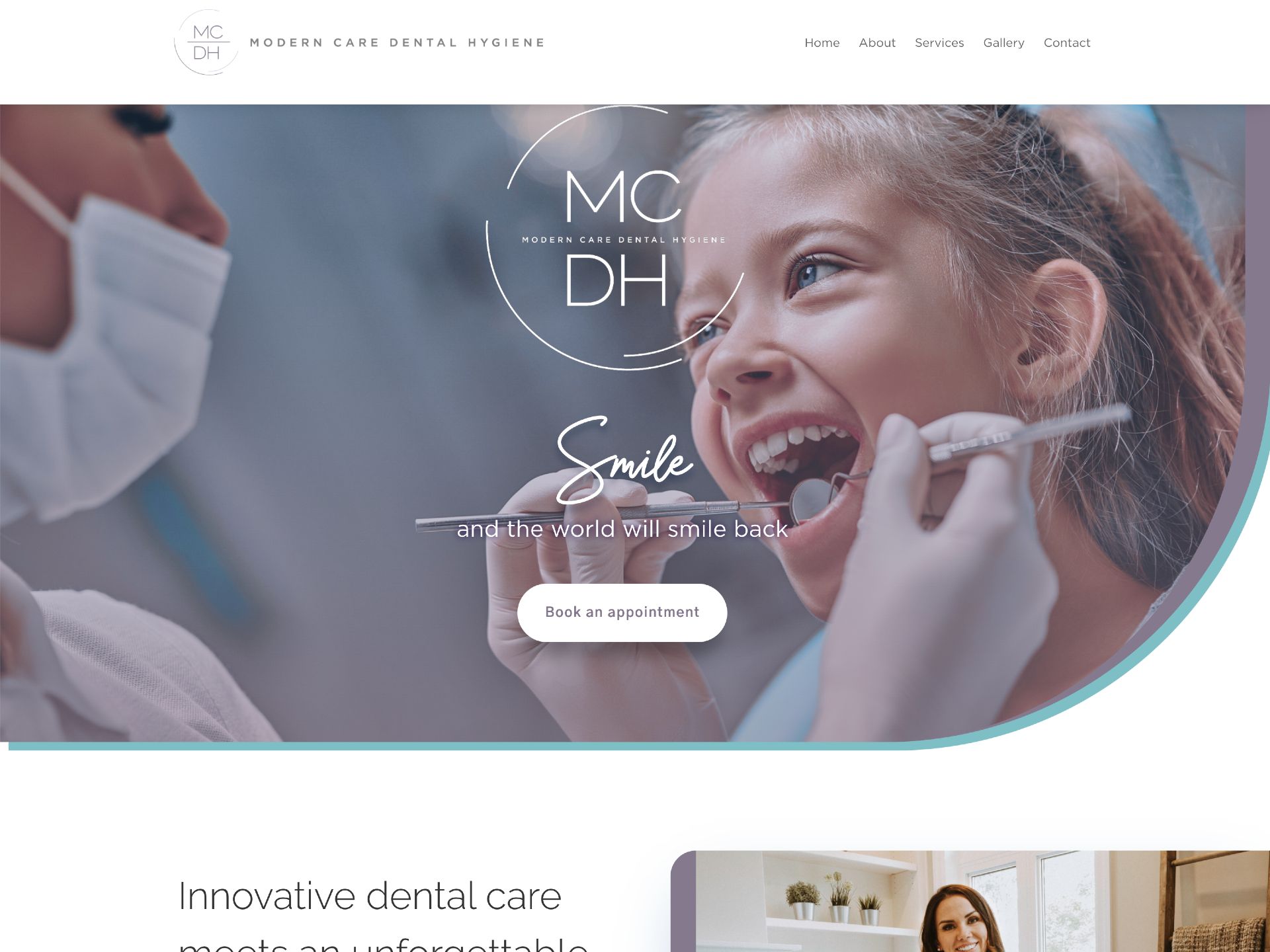 Website Portfolio 3 Modern Care Dental