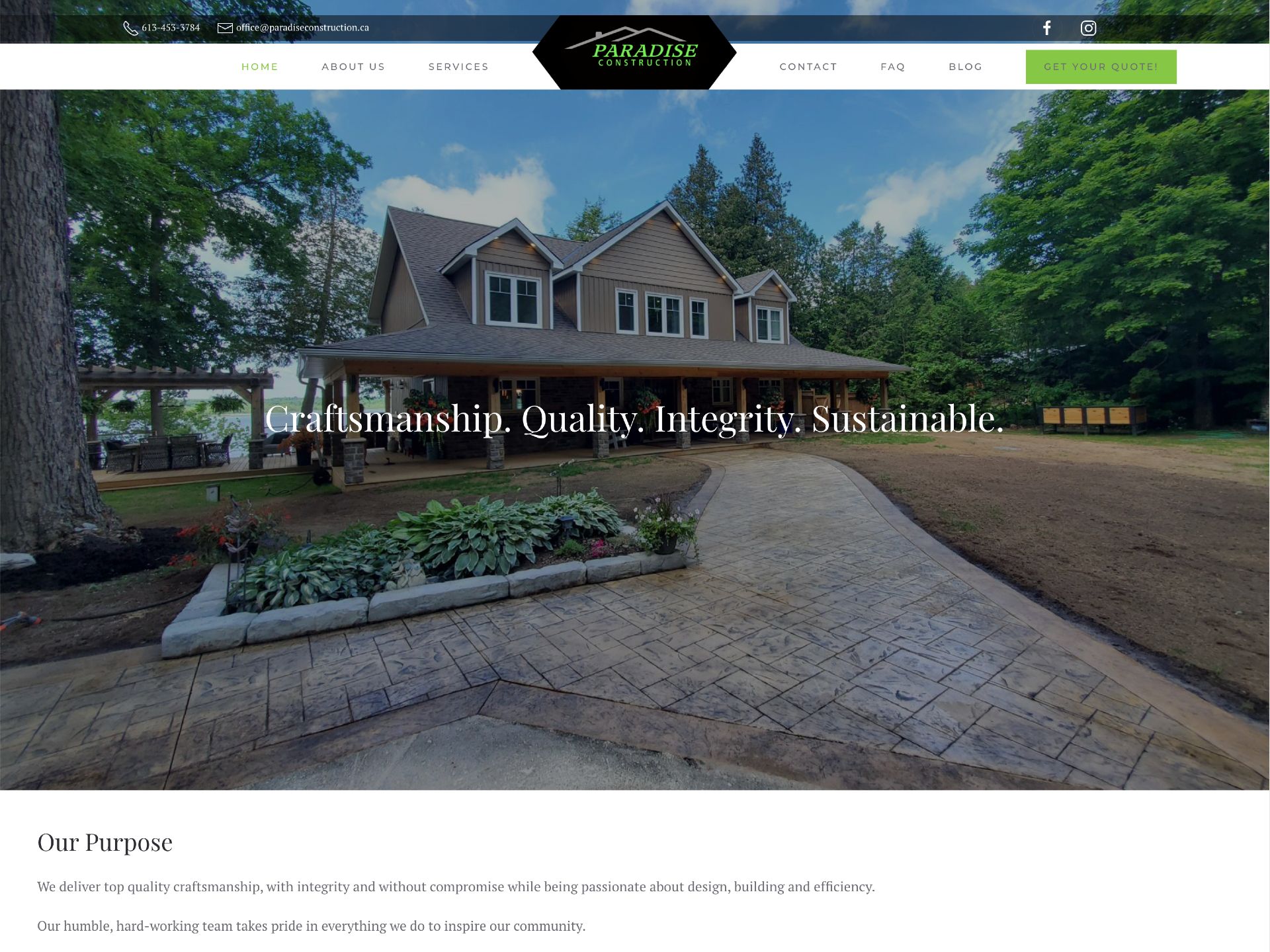 Website Portfolio 12 Paradise Construction